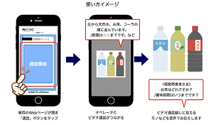 視覚障害者向け日常生活支援のための代理確認サービス