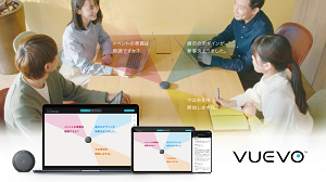 誰がどこから話しているか直観的に分かる VUEVO（ビューボ）マイク＆アプリケーション