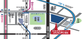 東京都立産業貿易センター地図