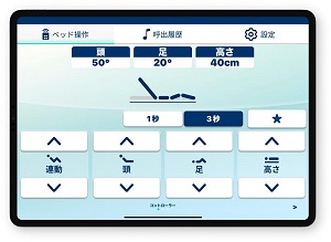 ベッド操作アプリと使用環境のご提案