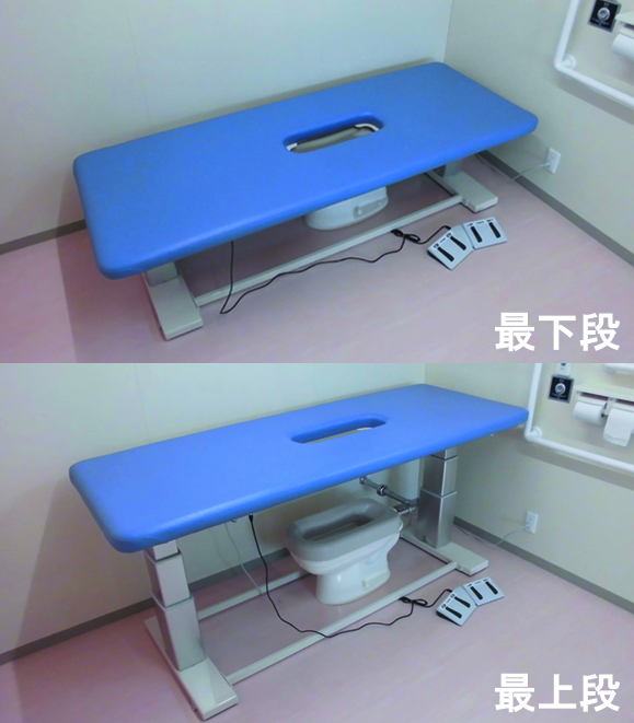電動昇降式トイレベッド