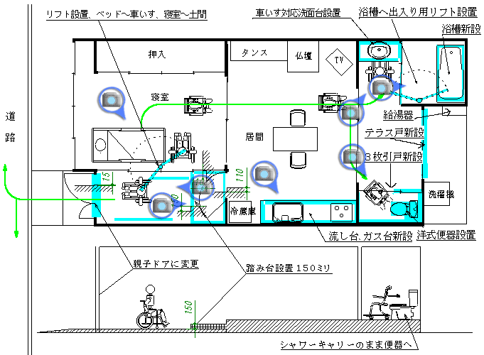改修後