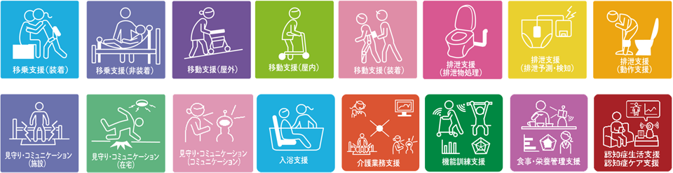 介護ロボットの展示