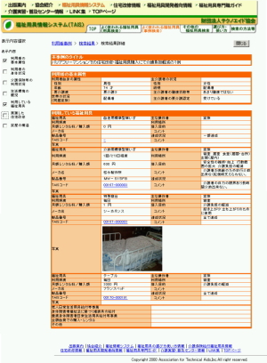 検索結果画面